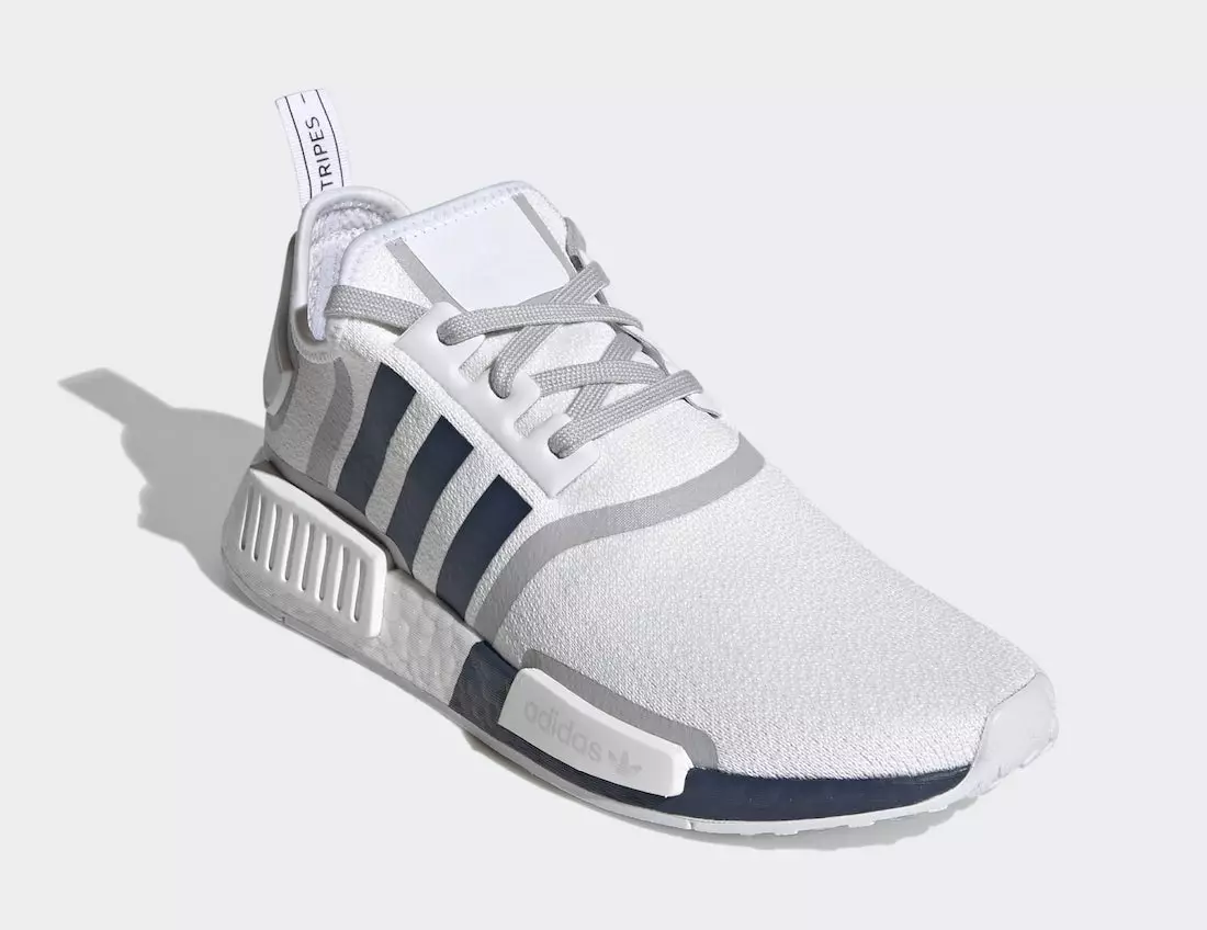 adidas NMD R1 White Crew cinza marinho G55576 Data de lançamento