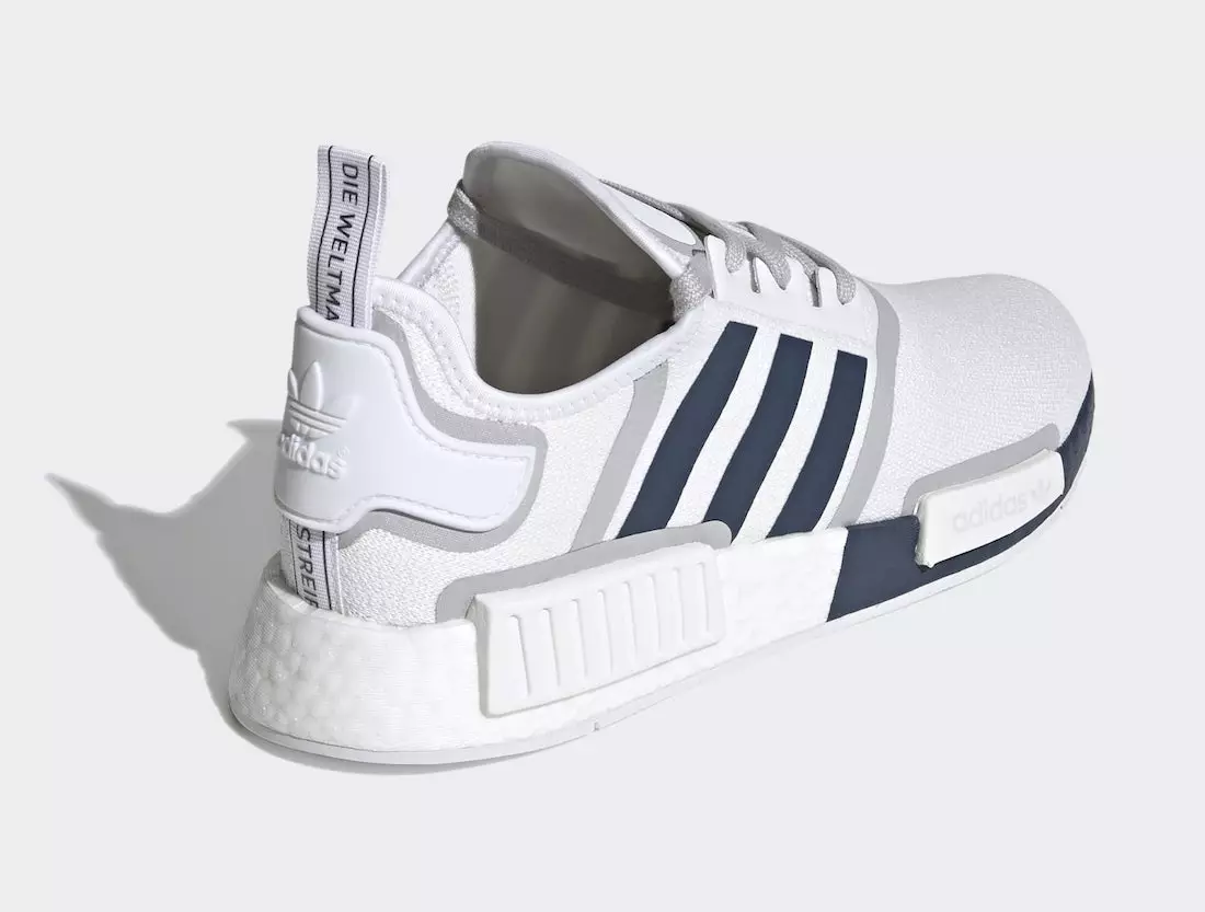 Ngày phát hành adidas NMD R1 White Crew Navy Grey G55576