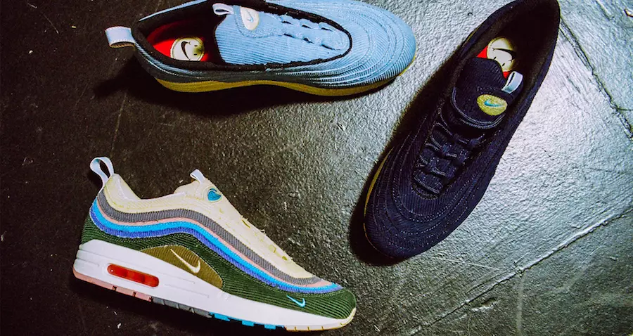 Зад дизайна на Nike Air Max 1/97 на Sean Wotherspoon