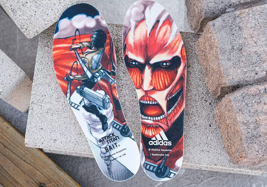 BAIT Attack on Titan adidas Ultra Boost Colossal Titan Data de llançament