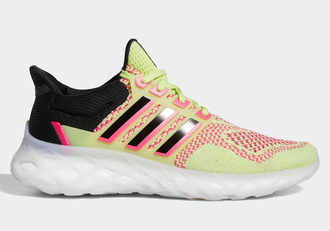 Den adidas Ultra Boost DNA Web Surfaces mat Neon Akzenter