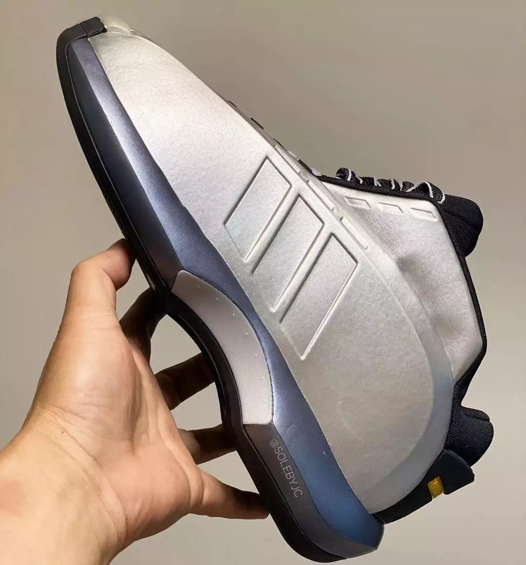 Kobe adidas Crazy 1 Metallic Silver 2022 გამოსვლის თარიღი