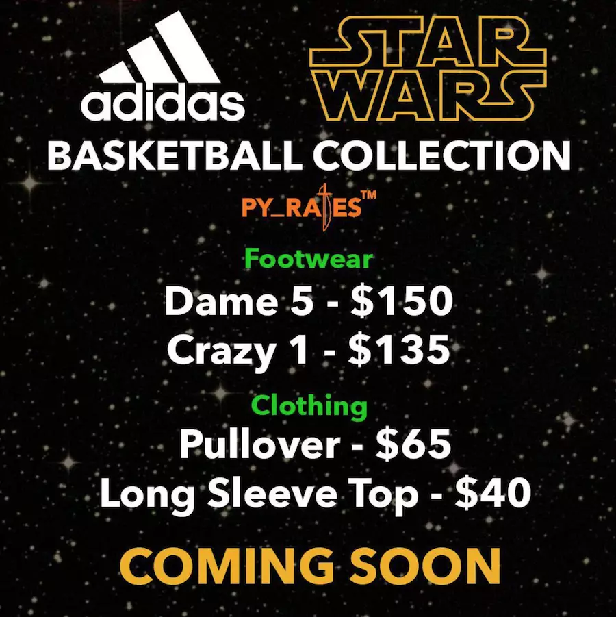 Star Wars Adidas Basketball Kollektioun