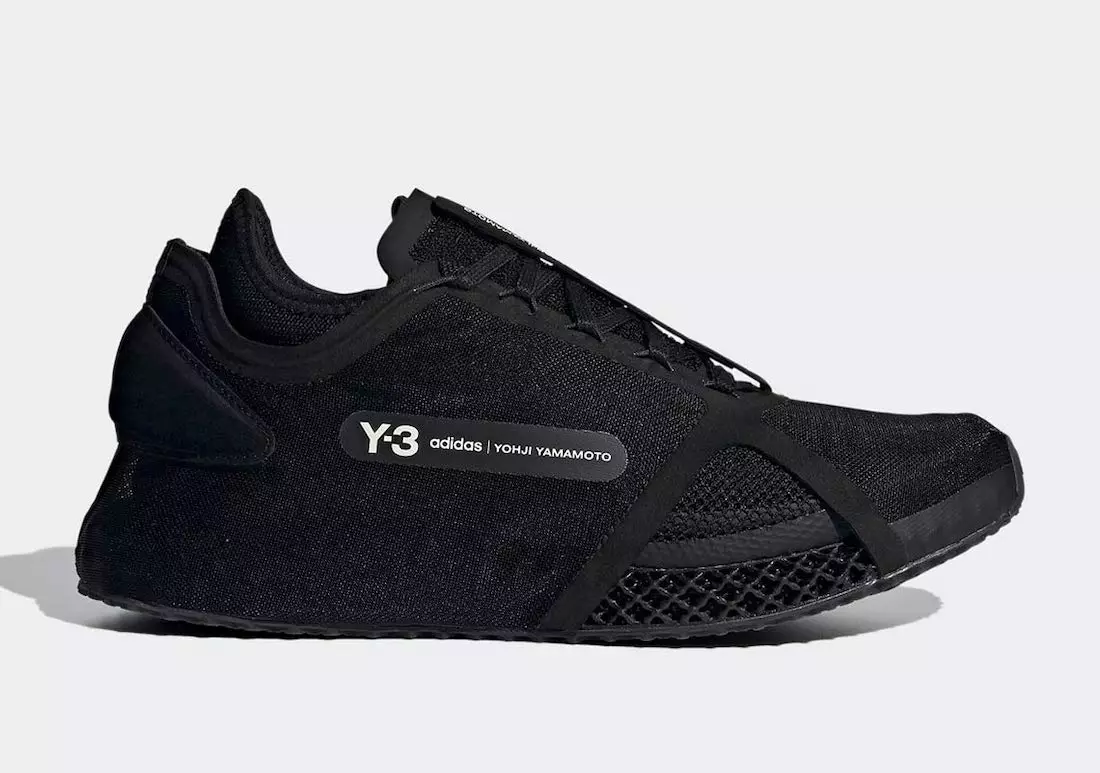 تاريخ إصدار adidas Y-3 Runner 4D IO Black FZ4502