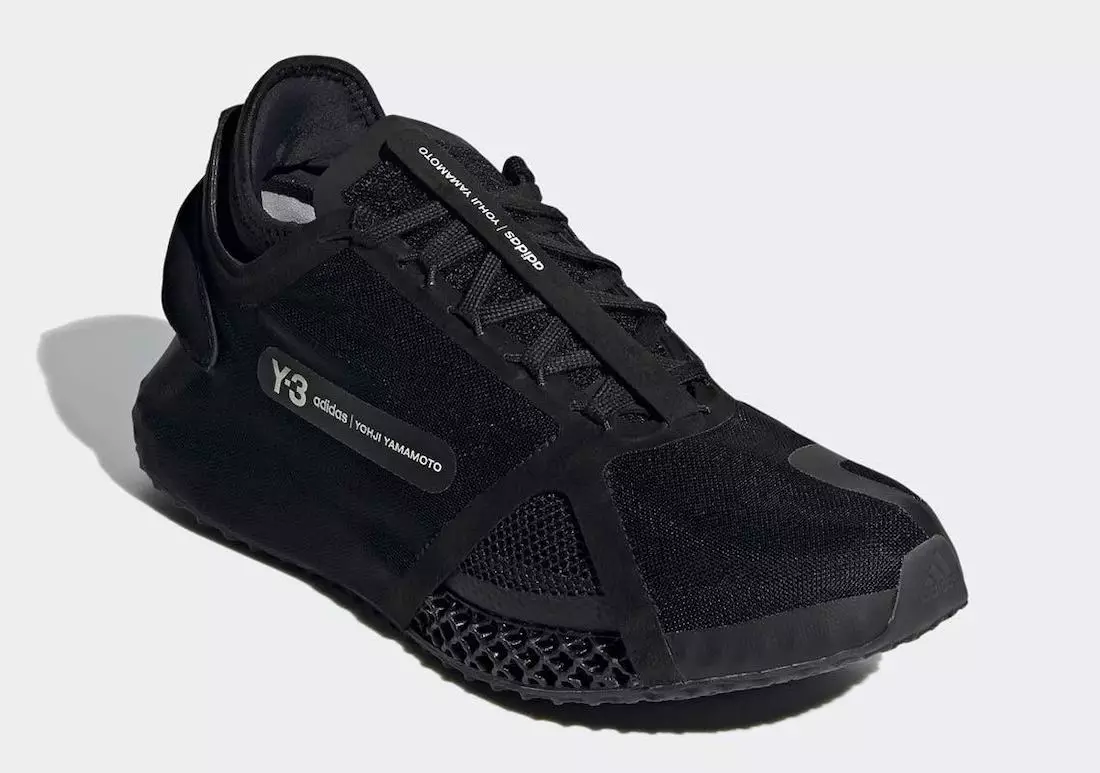 adidas Y-3 Runner 4D IO Black FZ4502 Датум на издавање