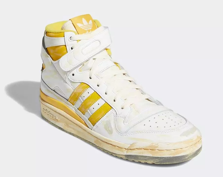 adidas Forum 84 High Worn White Yellow GZ6468 תאריך שחרור