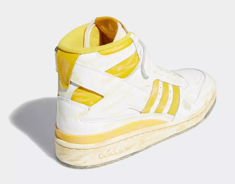 Adidas Forum 84 High Worn White Yellow GZ6468 تاریخ انتشار