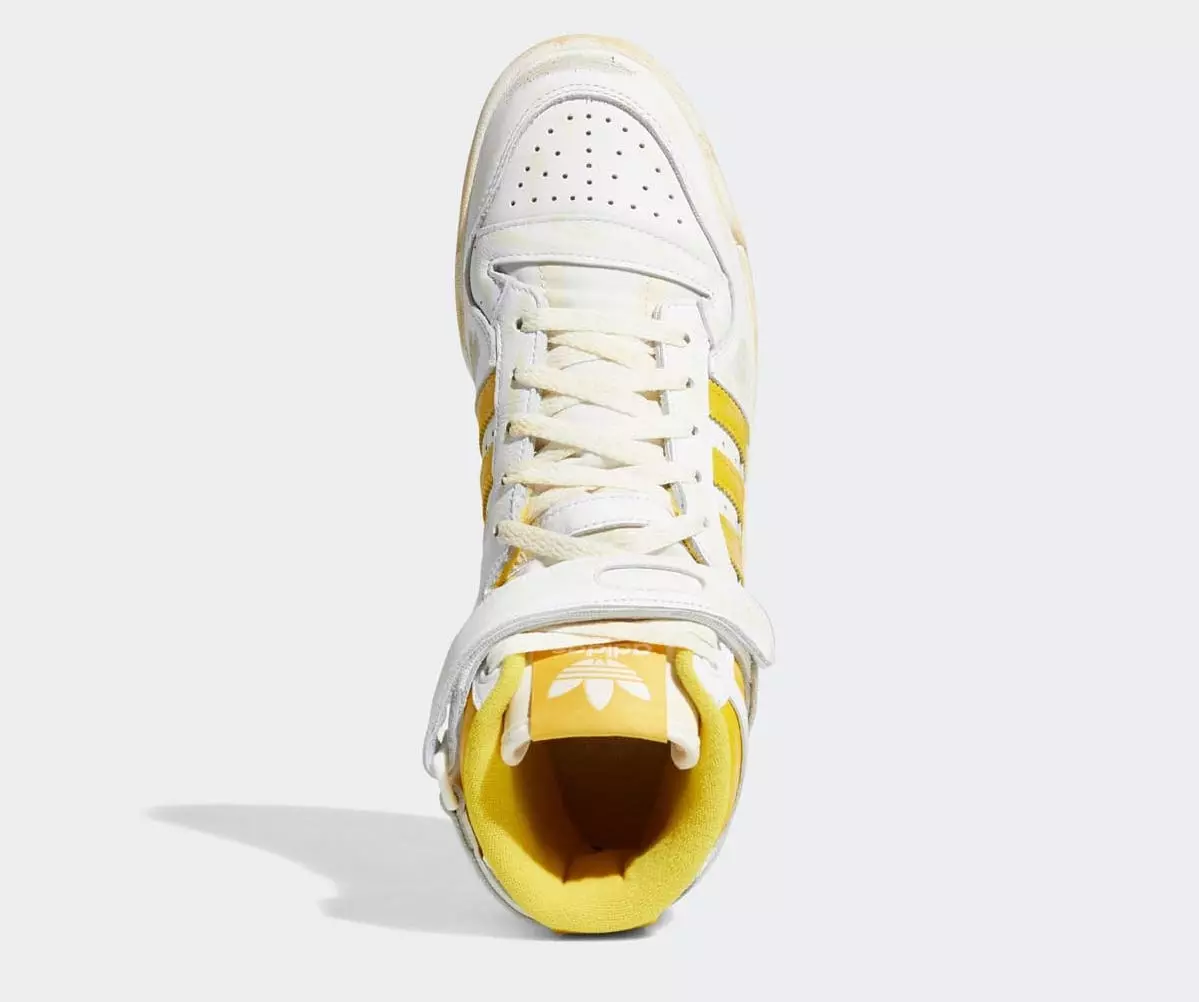 Adidas Forum 84 High Worn White Yellow GZ6468 تاریخ انتشار