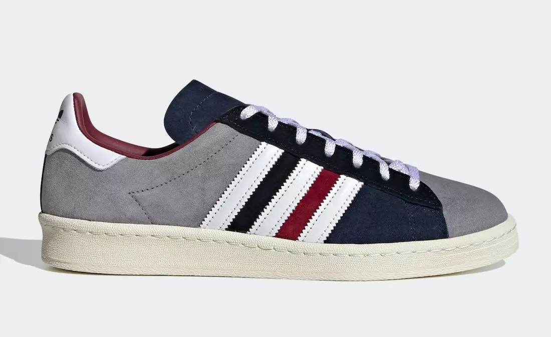 Ngày phát hành adidas Campus 80s Burgundy Navy FY7152