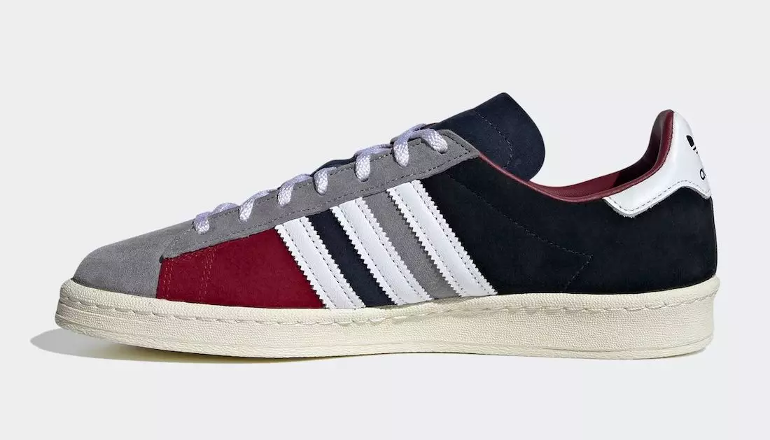 تاريخ إصدار adidas 80s عنابي كحلي FY7152