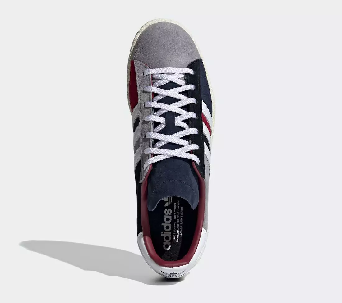 تاريخ إصدار adidas 80s عنابي كحلي FY7152