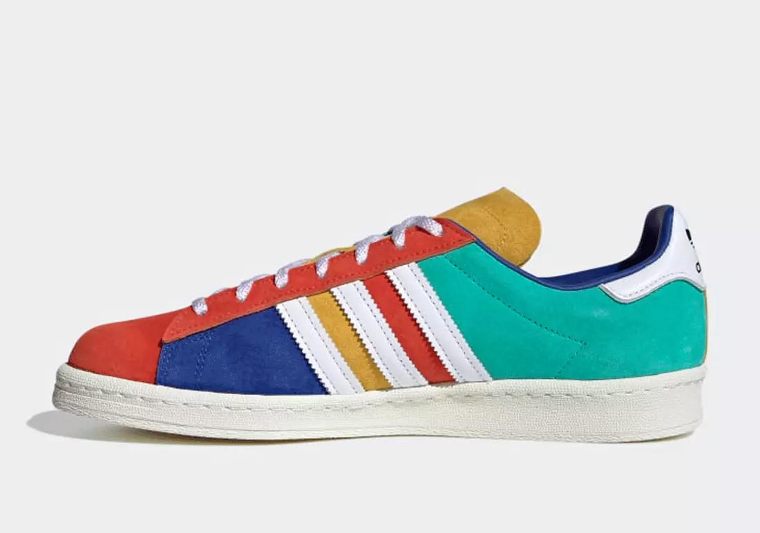 Ημερομηνία κυκλοφορίας adidas Campus 80s Multi-Color FW5167