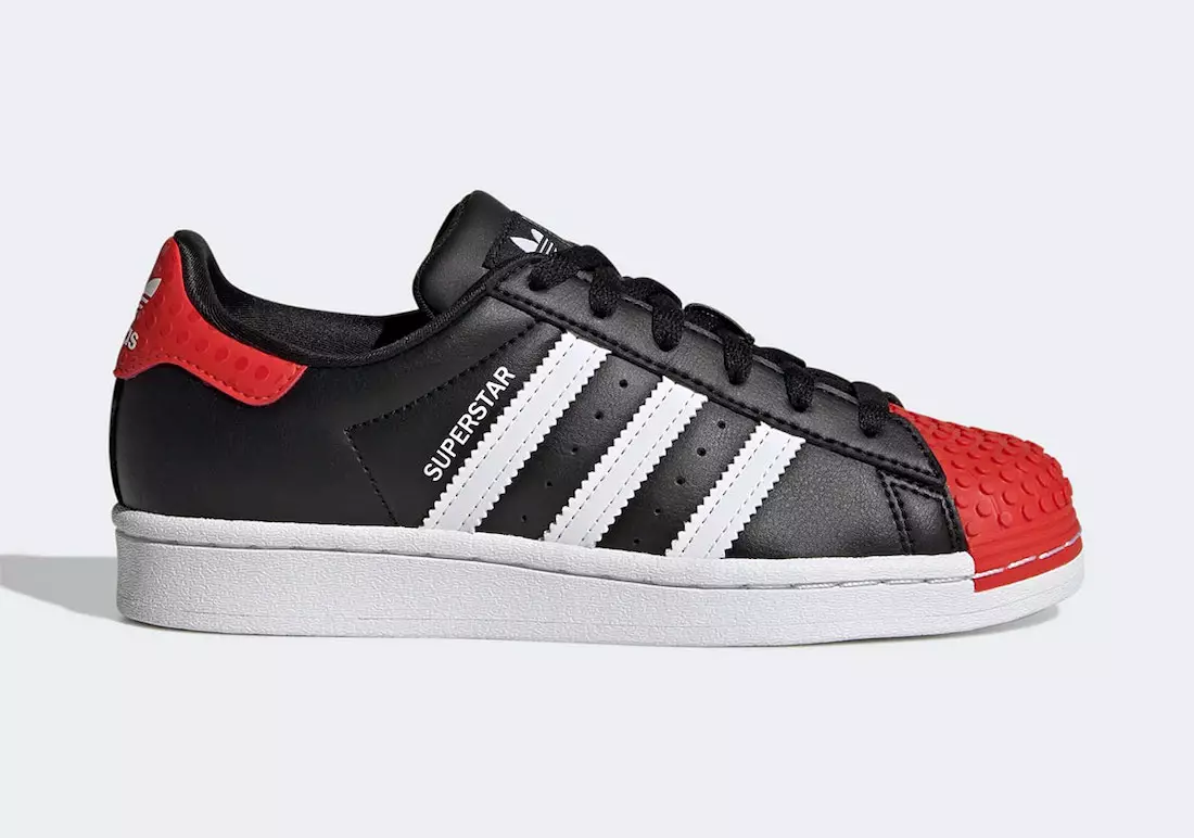 LEGO adidas Superstar Red GX3382 Tanggal Rilis