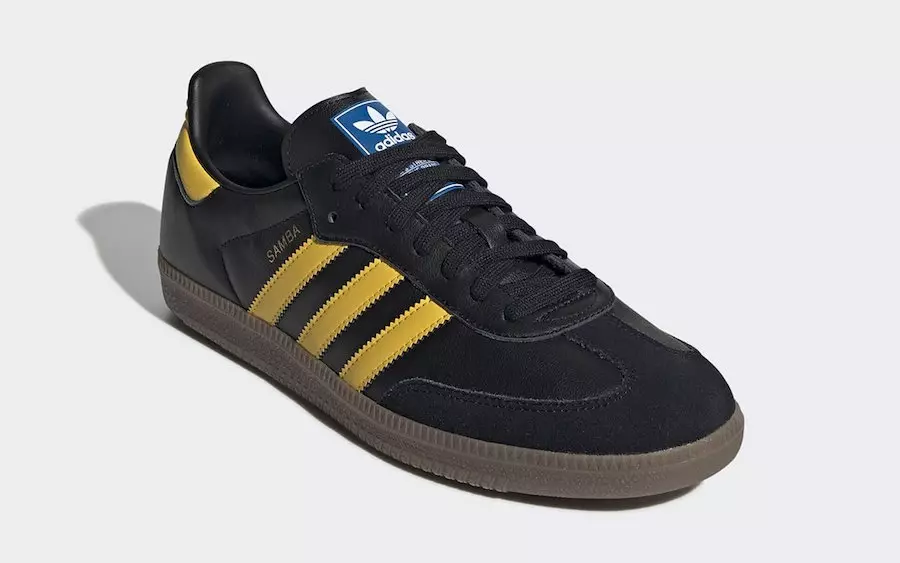 adidas Samba OG сиёҳ зард EG9326 Санаи озод