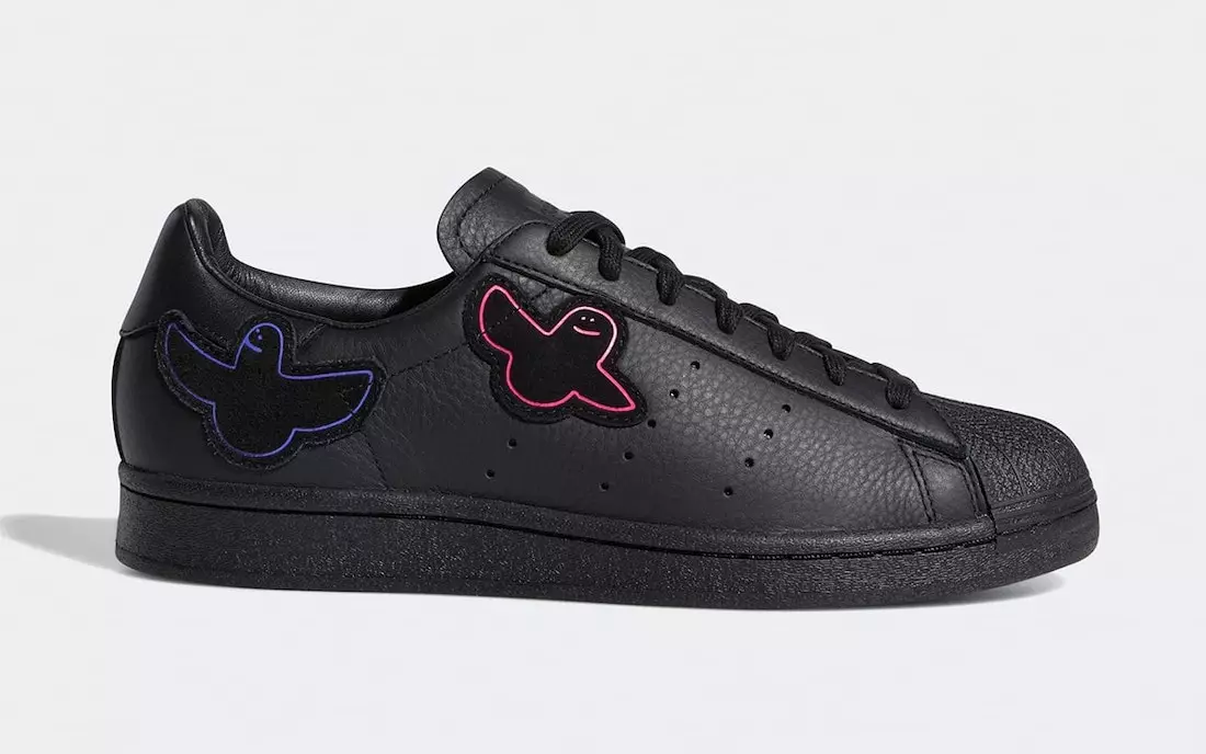 Mark Gonzales x adidas Superstar ADV Shmoo Black GX1488 Fecha de lanzamiento