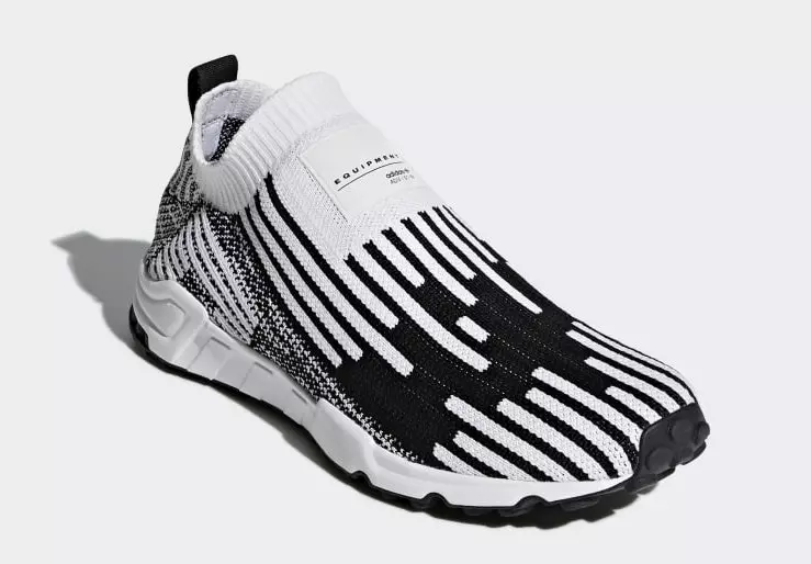 Tacaíocht adidas EQT Sock Primeknit Bán Dubh B37524