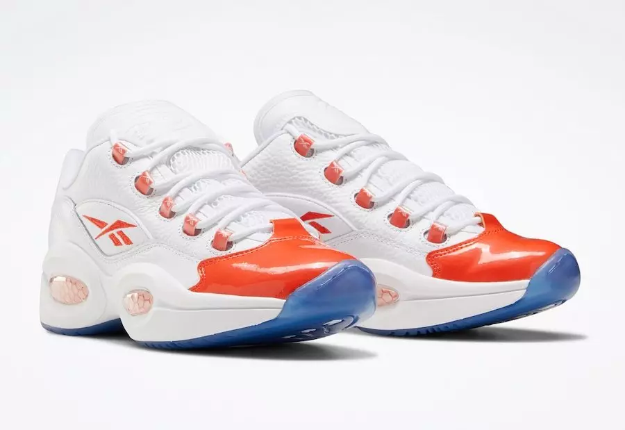 Reebok Question Low Patent Vivid Orange Toe FX4999 Julkaisupäivä