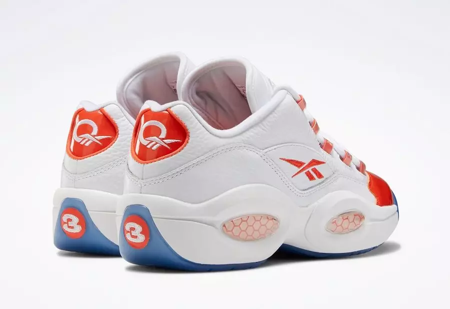 Reebok Question Low Patent Vivid Orange Toe FX4999 Utgivelsesdato