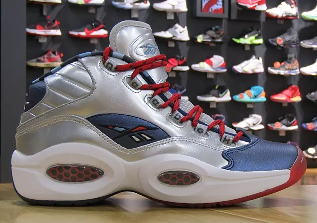 Reebok Question Mid OG ملاقات با OG Silver FZ1366 تاریخ انتشار