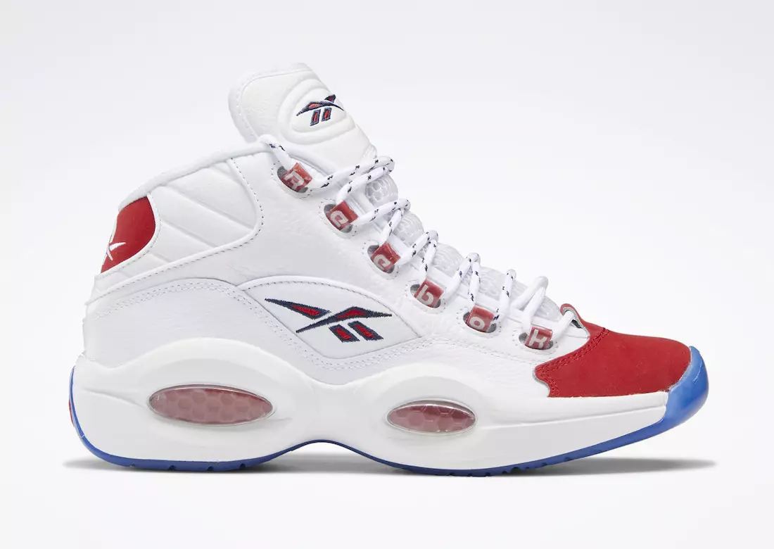 Reebok Question Mid Suede Red Toe 2020 FY1018 תאריך שחרור