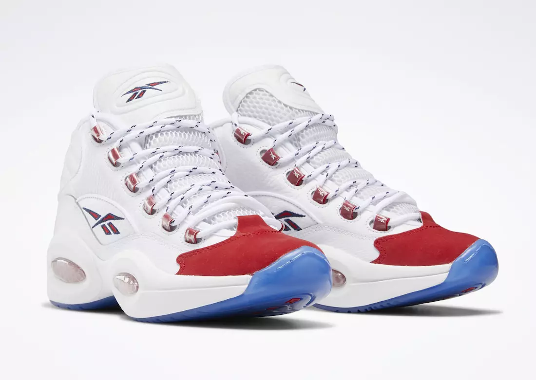 Reebok Question Mid Suede Red Toe 2020 FY1018 väljalaskekuupäev