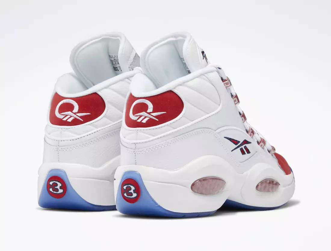 Reebok Question Mid Suede Red Toe 2020 FY1018 Дата випуску