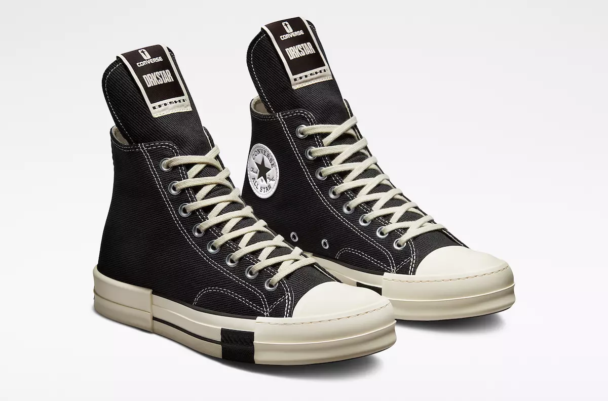 Rick Owens DRKSHDW Converse DRKSTAR Chuck 70 2022 izlaišanas datums