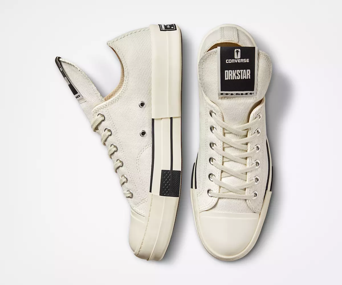 Rick Owens DRKSHDW Converse DRKSTAR Chuck 70 Дата выпуска 2022 г.