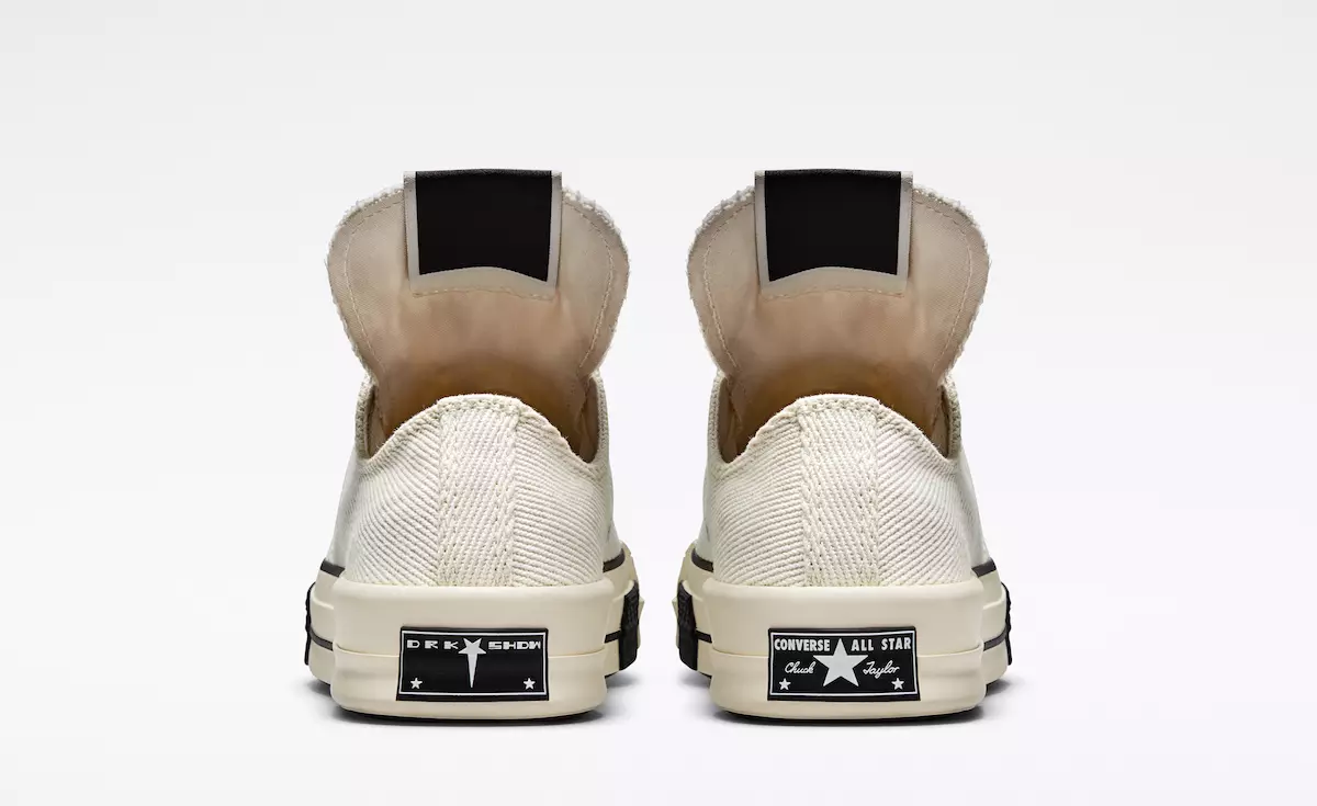 Rick Owens DRKSHDW Converse DRKSTAR Chuck 70 2022 Datum vydání