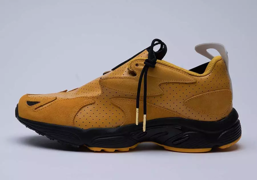 Pyer Moss x Reebok DMX Daytona Experiment 2 Fierce Oro DV4711