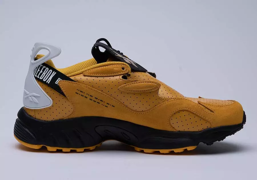 Pyer Moss x Reebok DMX Daytona Jaribio la 2 la Dhahabu kali DV4711