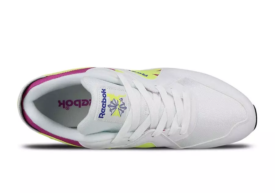 Reebok Pyro DV4847 Branco Roxo Amarelo Data de Lançamento