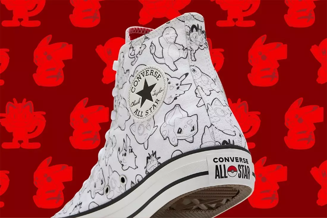 Pokemon Converse Chuck Taylor kollekció megjelenési dátuma