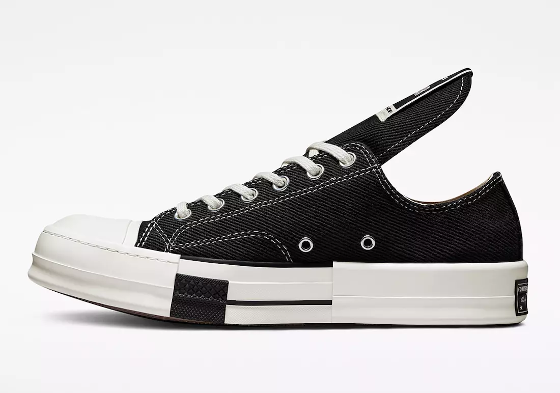 Rick Owens Converse Chuck 70 DRKSHDW DRKSTAR Megjelenés dátuma