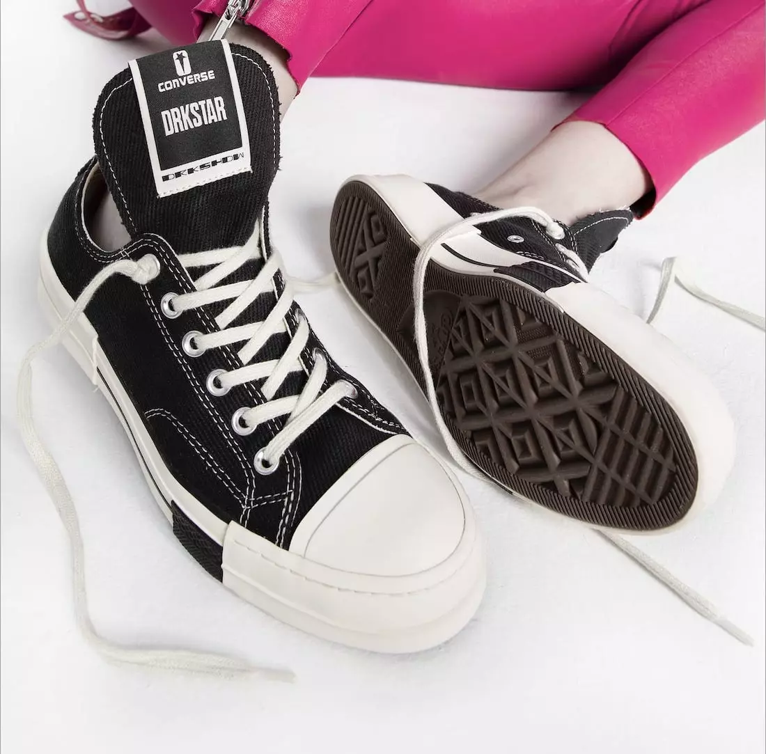 Rick Owens Converse Chuck 70 DRKSHDW DRKSTAR Data de lançamento