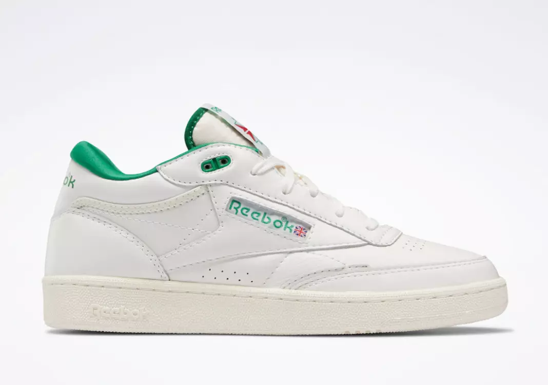 تاريخ الإصدار Reebok Club C Mid II Glen Green H68833