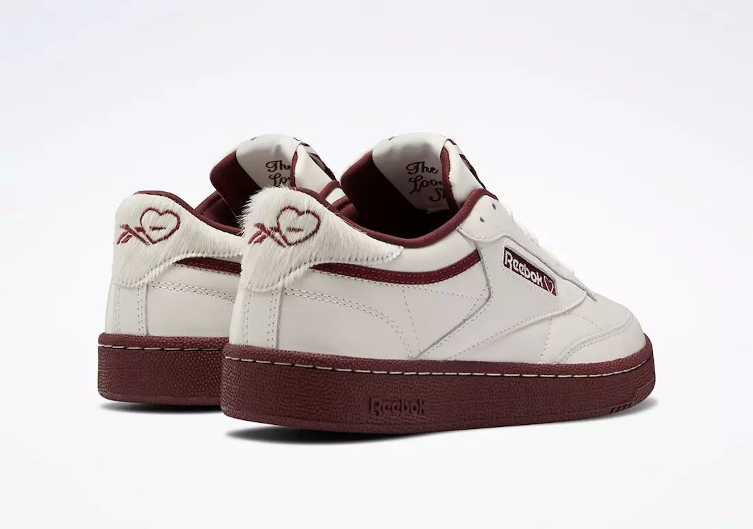 Reebok Club C 85 Valentīna diena FY4138 izlaišanas datums