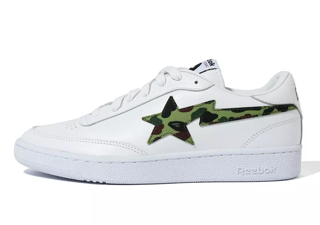 Bape Reebok Club C FY3603 väljalaskekuupäev