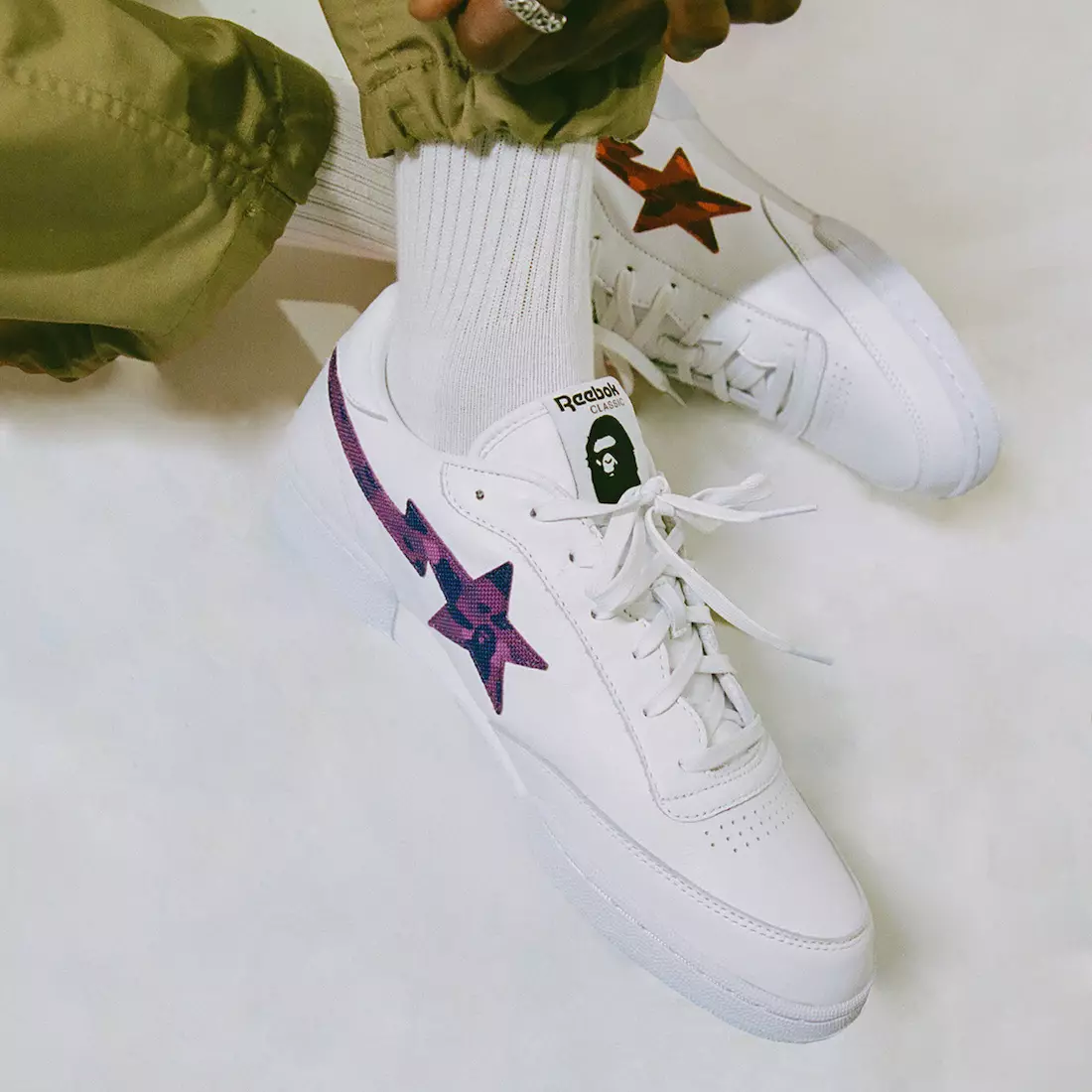 Bape x Reebok Club C 200 Cütlə Məhduddur 7678_14