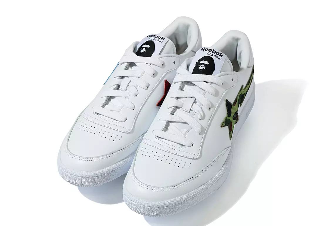 Dátum vydania Bape Reebok Club C FY3603