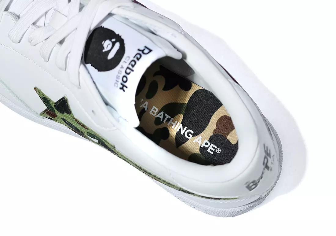 Bape Reebok Club C FY3603 Санаи барориши