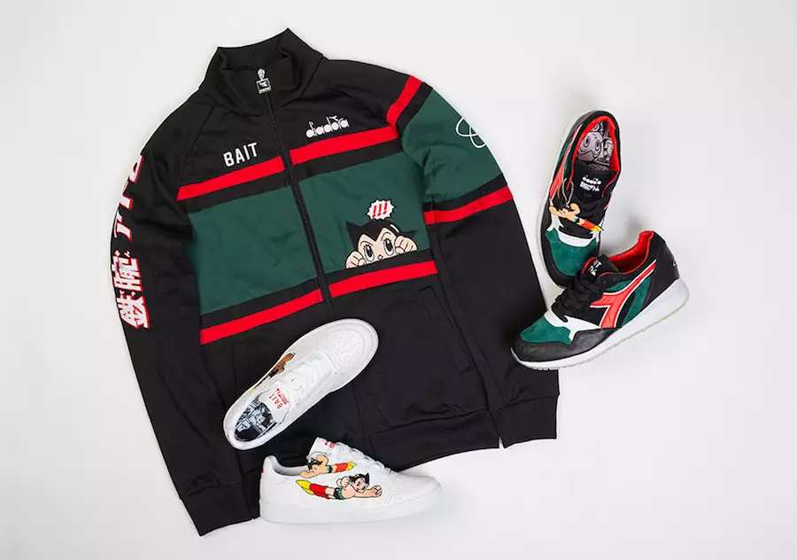 Data de llançament de la col·lecció Diadora x Astro Boy x BAIT