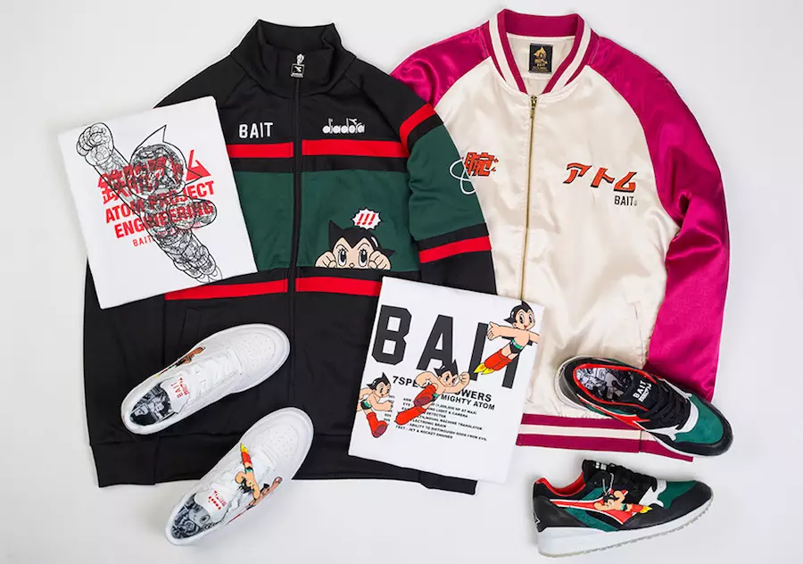 Diadora x Astro Boy x BAIT စုစည်းမှု ဖြန့်ချိသည့်ရက်စွဲ