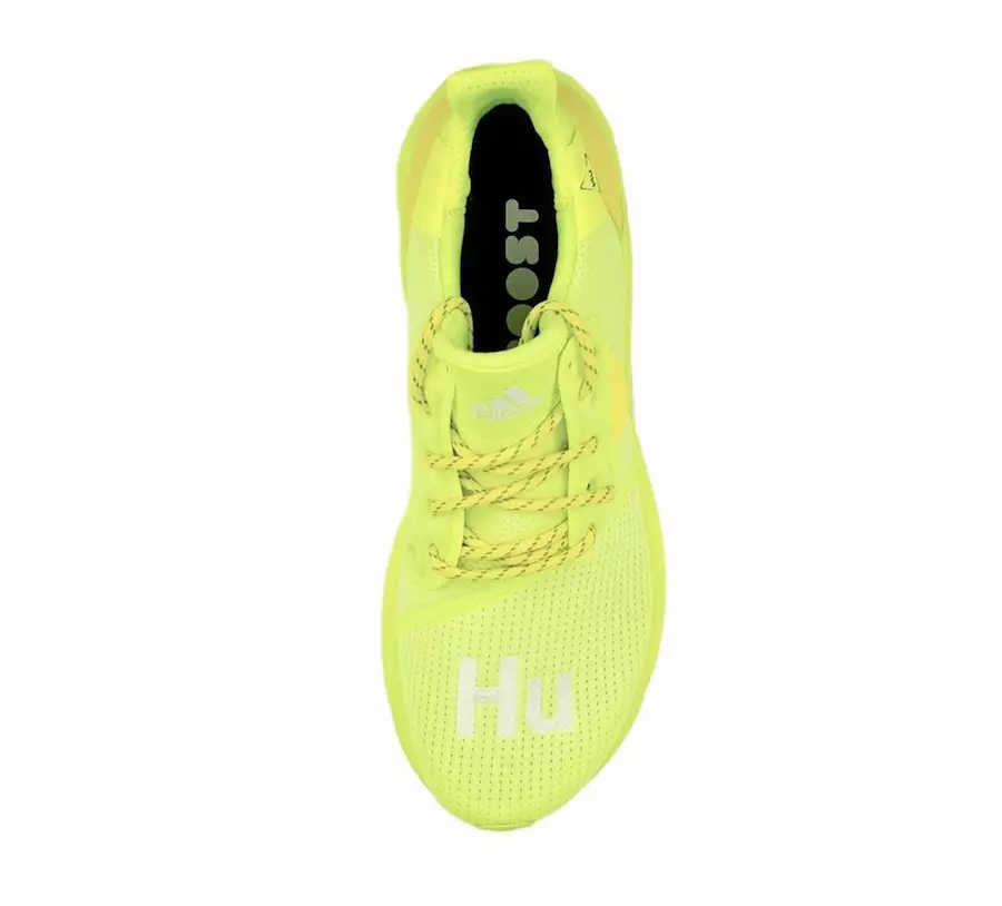 BBC Pharrell adidas Solar Hu Frozen Yellow Now Is Her Time Release Date