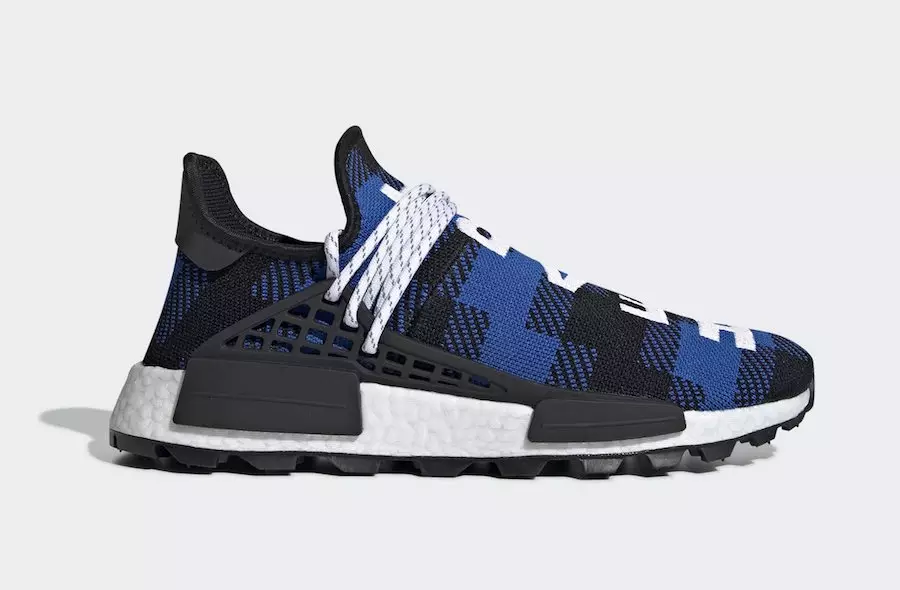 Billionaire Boys Club adidas NMD Hu Heart Mind Blue Plaid EF7387 Tarikh Tayangan