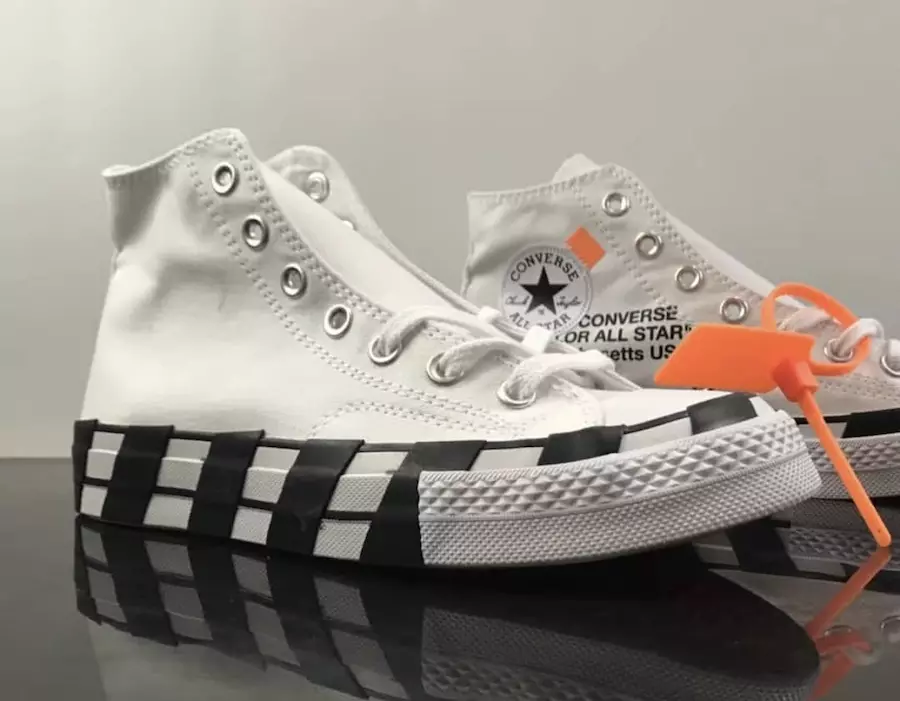 Datë e lëshimit të çakit të bardhë jashtë të bardhë Converse 70 Stripe White