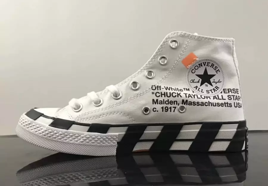 Off-White Converse Chuck 70 Stripe White Дата на издаване