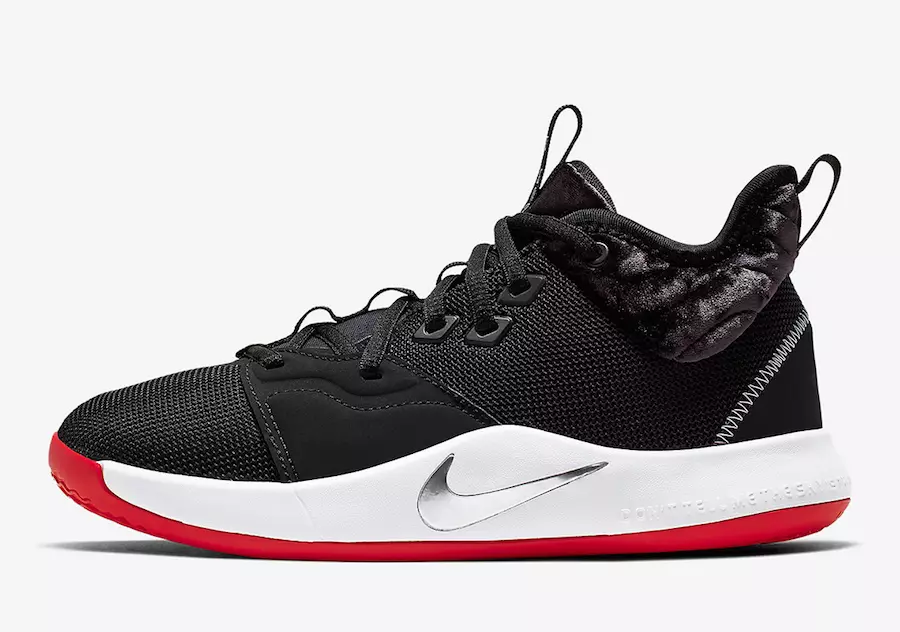 Nike PG 3 GS Velour AQ2462-016 Data de llançament