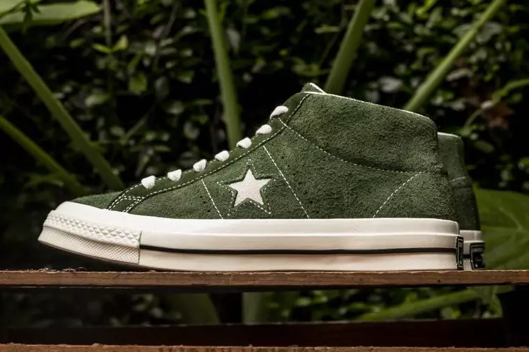 Converse One Star Mid Shadow Yashil Egret