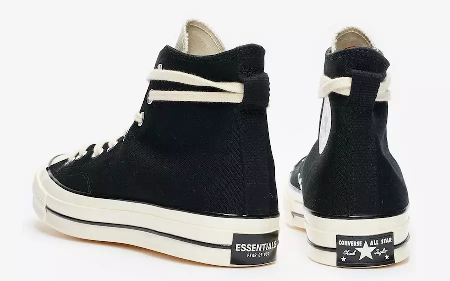 Fear of God Essentials Converse Chuck 70 Black 2020 Data di uscita